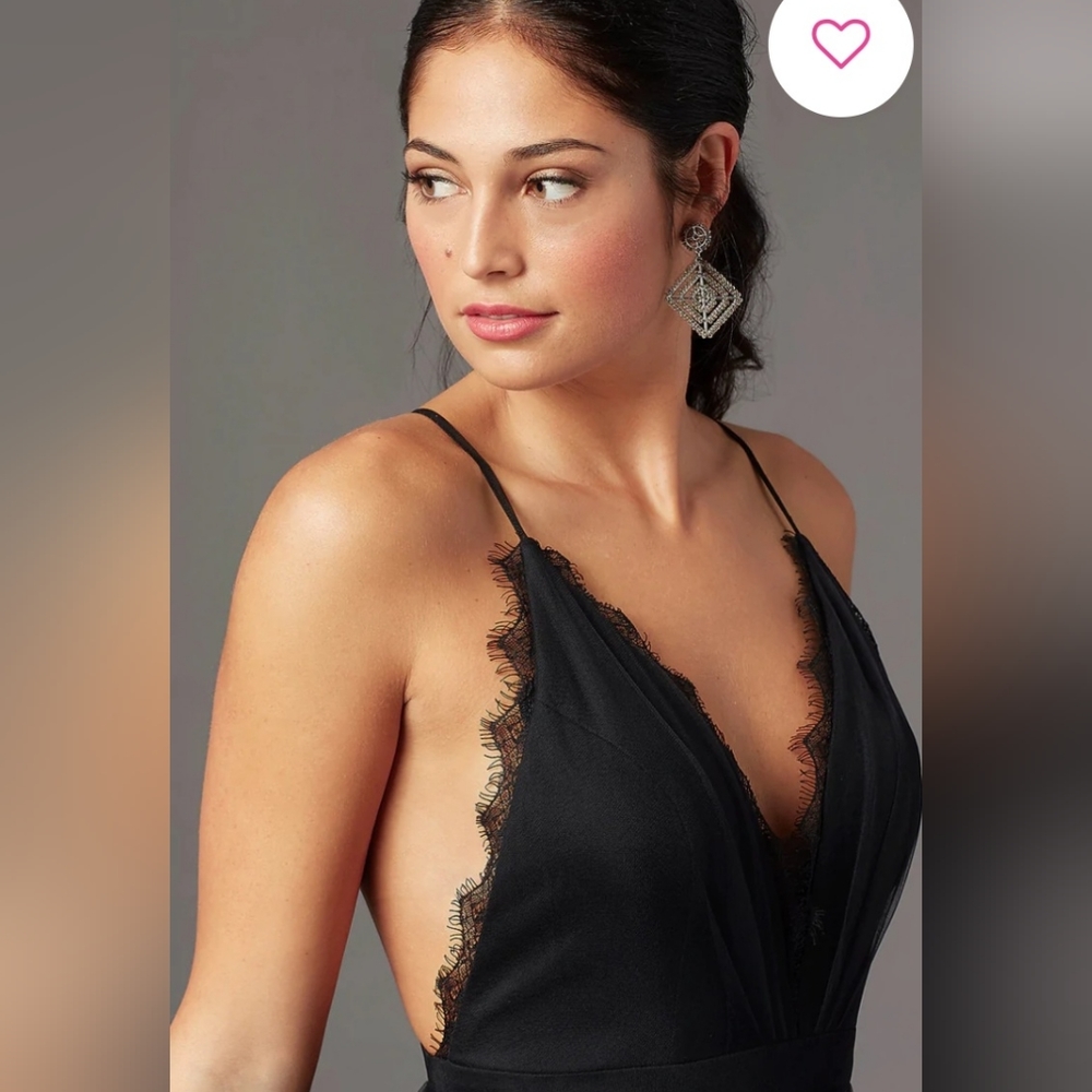 Long Open-Back Formal Tulle Dress - Size 12 PG-B2042
